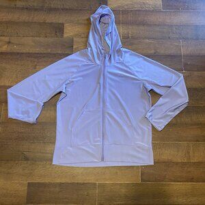 Tesla Activewear Full Zip Hooded Track Jacket w/Pockets Women’s XL Purple